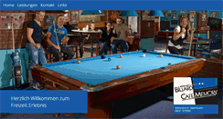 Desktop Screenshot of billardcafe-memory.de